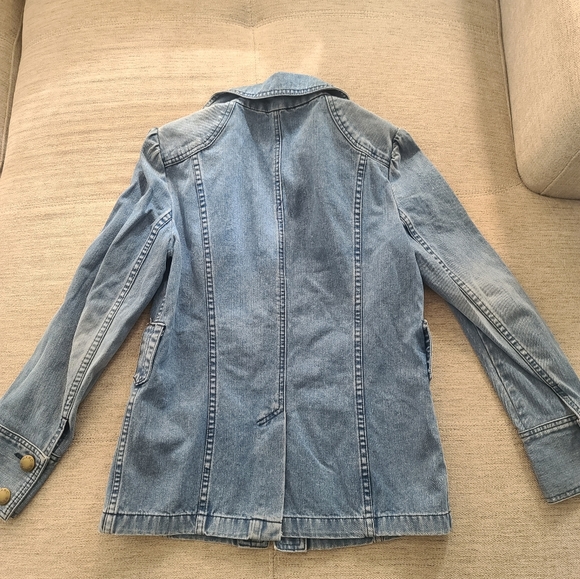MARC JACOBS DENIM BUTTON DOWN JACKET SZ Small 100% cotton - Picture 9 of 10